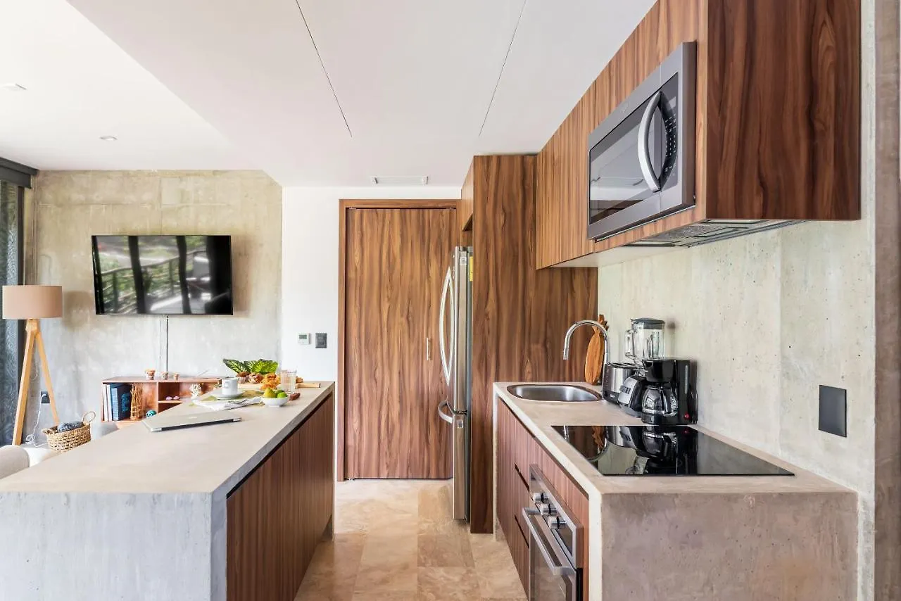 Private Cenote, Eco-Friendly Design In Luxury Condo - Xalet B201 Tulum Apartment